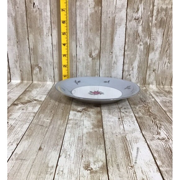 4 VTG Seyei Fine China Salad Dessert Plates 7.25" Blue Rose Bella Maria 2129 - Picture 6 of 6